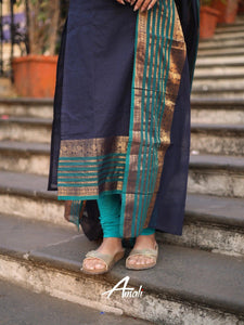 TRENDBUY Kanchi Cotton Straight Kurti & Dupatta Set | Elegant 2-Piece Ethnic Wear
