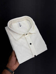 TRENDBUY Men's Exclusive Linen Floral Print Shirt
