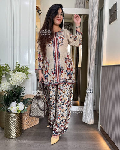 Floral Digital Print Co-Ord Set for Women | Everyday Chic