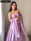 Hand-Painted Georgette Lehenga Set for Women | Festive Wear