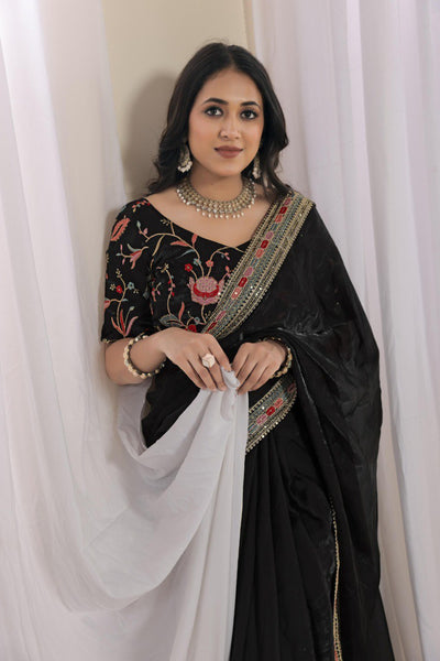 Premium Designer Space Silk Saree for Women | Festive Wear