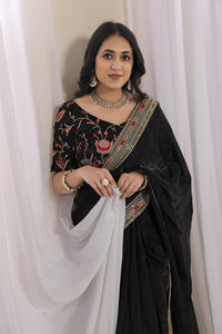 Premium Designer Space Silk Saree for Women | Festive Wear