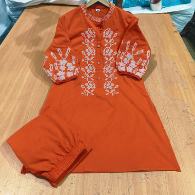 Embroidered Cotton Co-ord Set for Women | Casual Chic