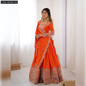 Crepe Silk Coding Dori Lehenga Choli for Women | Festive & Wedding Wear