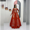 Peacock Motif Vichitra Silk Lehenga for Women | Festive & Wedding Wear