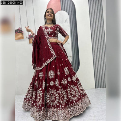 Embroidered Silk Lehenga for Women for Wedding Collection & Ethnic Wear Online