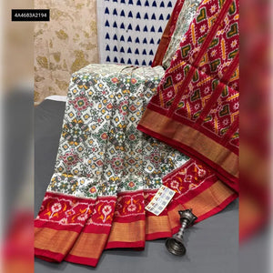 Buy Pochampalli Ikat Dola Silk Saree for Women | Festive & Ethnic Wear Online