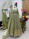 Premium Anarkali Gown Set with Sequence Embroidery - Elegant Festive Wear for Women
