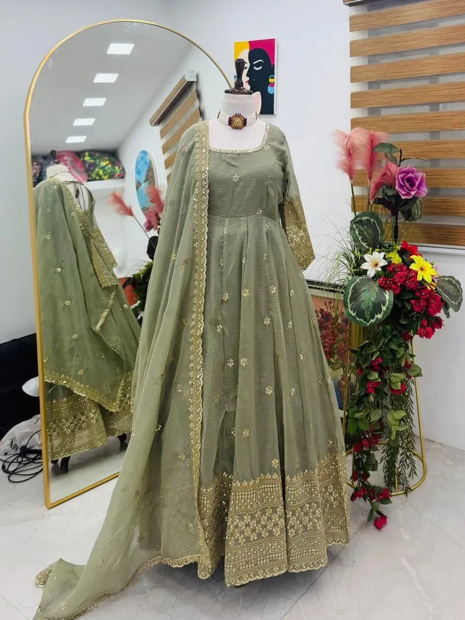 Anarkali Gown Set