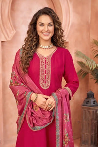Premium Anarkali Suit Set - Silk Embroidery for Festive Wear