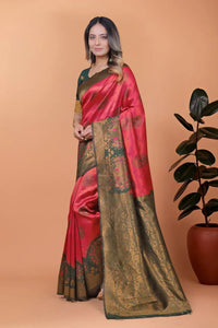 Premium Banarasi Silk Saree - Elegant Festive Wear for Women