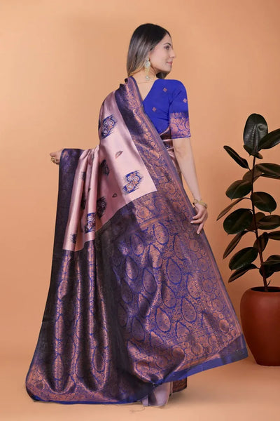 Premium Banarasi Silk Saree with Elegant Zari for Weddings