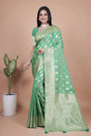 Premium Banarasi Silk Saree with Golden Zari for Weddings