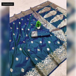 Premium Banarasi Silk Saree - Zari Weave Design for Women