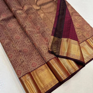 Premium Banarasi Soft Silk Saree - Elegant Zari Border Festive Wear for Women