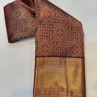 Premium Banarasi Soft Silk Saree - Elegant Zari Border Festive Wear for Women