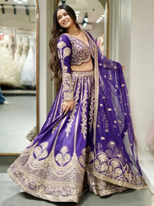 Premium Bridal Lehenga with Heavy Sequins & 3-Meter Flair