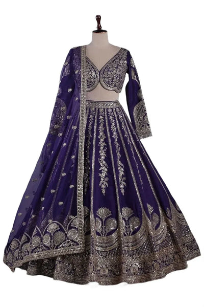 Premium Bridal Lehenga with Heavy Sequins & 3-Meter Flair