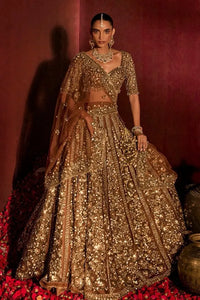 Premium Butterfly Net Lehenga - Heavy Sequin Embroidery for Wedding Wear