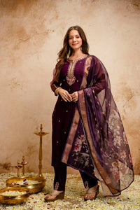 Premium Chanderi Kurti Set - Elegant Festive Wear for Women