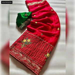 Premium Chiffon Saree for Women - Zari Embroidered Festive & Ethnic Wear Online