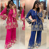 Premium Chinon Silk Top Palazzo Set for Women | Festive & Celebration Wear