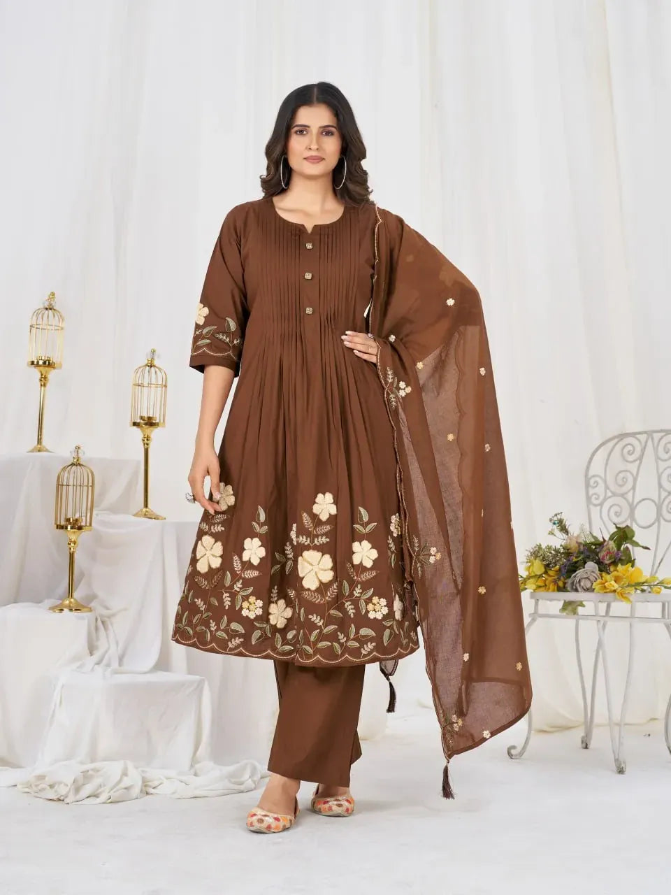 Anarkali Kurti Set