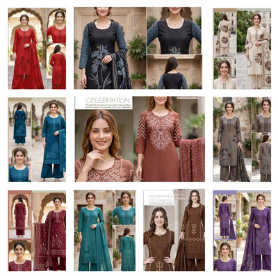 Premium Cotton Bandhej Kurti Set - Festive Wear with Dupatta
