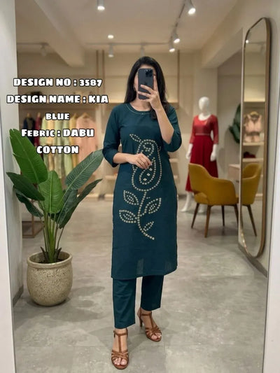 Premium Cotton Co-Ord Set - Breathable Office Wear for Women