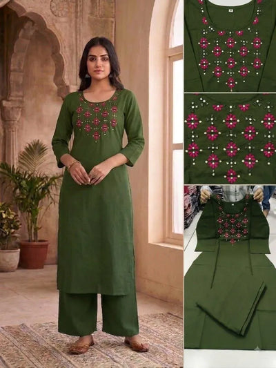 Premium Cotton Co-Ord Set - Handcrafted Ethnic Fusion Wear for Women