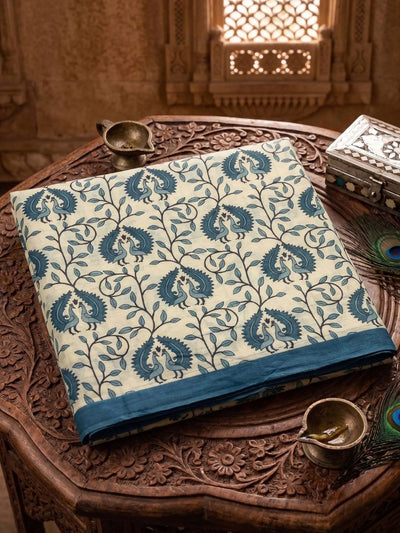 Premium Cotton Kalamkari Saree - Soft Festive Wear for Women