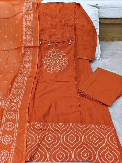Premium Cotton Salwar Suit Set - Festive Wear for Women