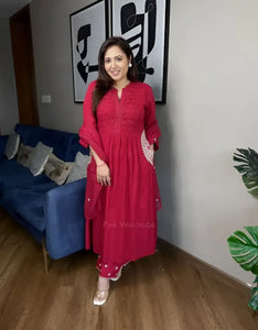 Premium Cotton Suit with Dupatta - Elegant 4-Piece Festive Wear for Women