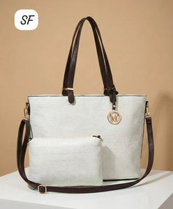 Buy Premium Crocodile Textured Handbag Set for Women | Everyday Chic & Ethnic Wear Online