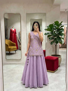 Premium Crunchy Silk Lehenga Choli Set - 7-Meter Flare Festive Wear