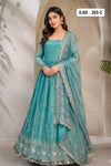 Premium Designer Anarkali Gown - Heavy Embroidery Party Wear for Women