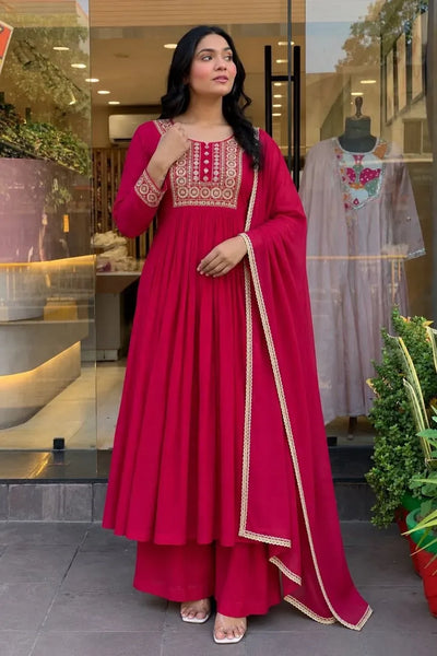 Premium Designer Anarkali Suit Set - Festive Wear Collection for Women