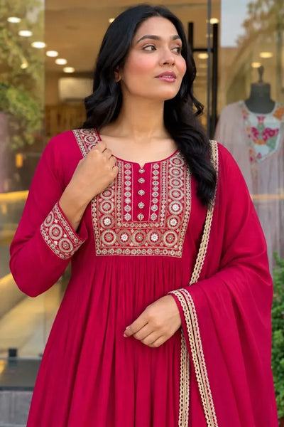 Premium Designer Anarkali Suit Set - Festive Wear Collection for Women