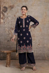 Premium Designer Georgette Suit - Heavy Sequence Work for Wedding Season