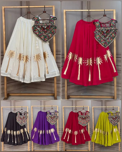 Premium Designer Lehenga - Festive Wear for Women & Navratri Vibes