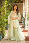 Premium Designer Sharara Suit - Floral Embroidered Georgette Set for Women
