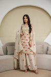 Premium Designer Suit Set - Floral Embroidered Wedding Collection for Women