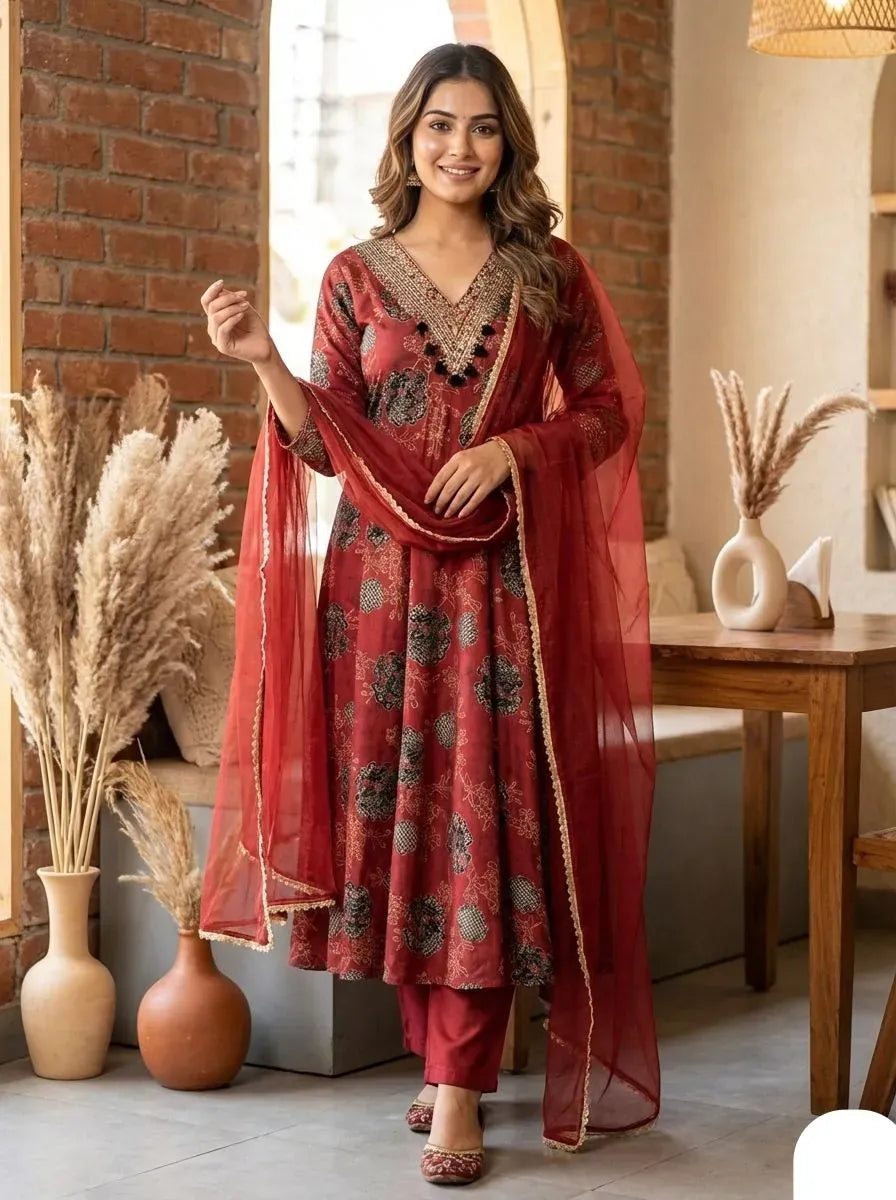 Anarkali Suit Set