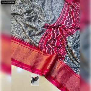 Buy Premium Dola Silk Kiwi Crush Saree for Women | Festive Ethnic Wear Online