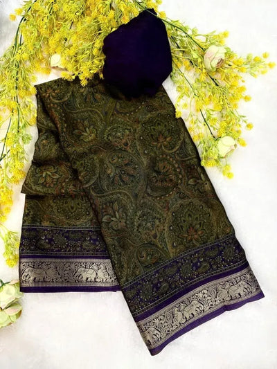 Premium Dola Silk Saree - Handcrafted Festive Wear for Women