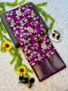 Premium Dola Silk Saree - Heavy Mirror Work for Wedding Season