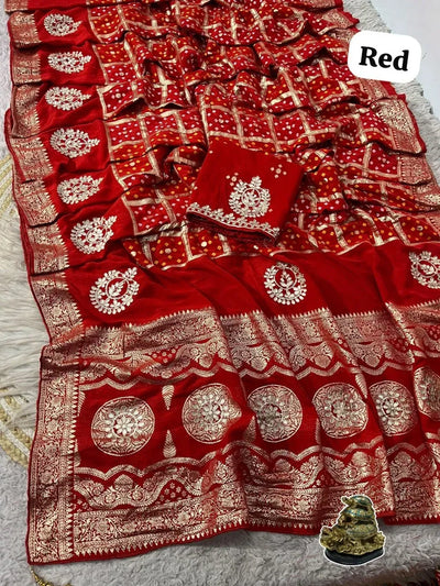 Premium Dola Viscose Saree - Handcrafted Festive Wear for Women