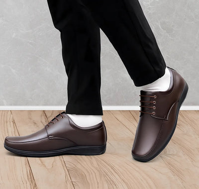 Premium Faux Leather Formal Shoes - Comfortable & Durable for Men's Office & Daily Wear