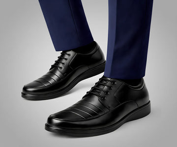 Premium Faux Leather Formal Shoes - Comfortable Fit for Men