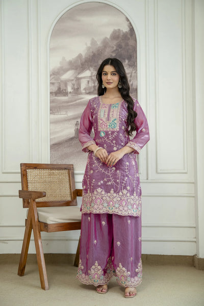 Premium Fendy Silk Salwar Kameez - Handcrafted Festive Wear Outfit for Women